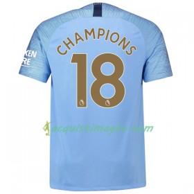 Divisa di Calcio Manchester City Champions 18 Prima 2018/2019
